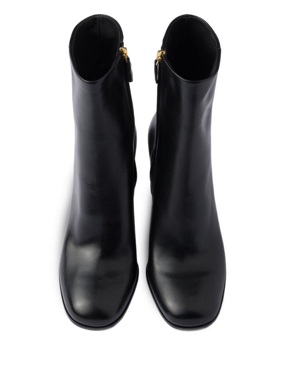 85mm zip-fastening block-heel boots - 5