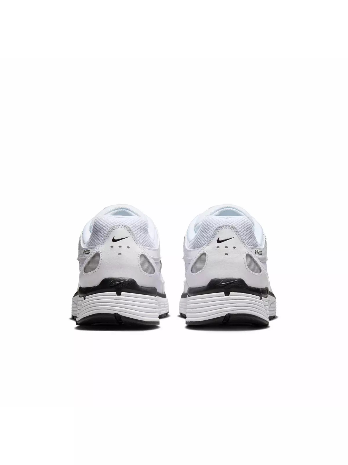 P-6000 "White/Metallic Silver/Black/Black" Men's Shoe - 5