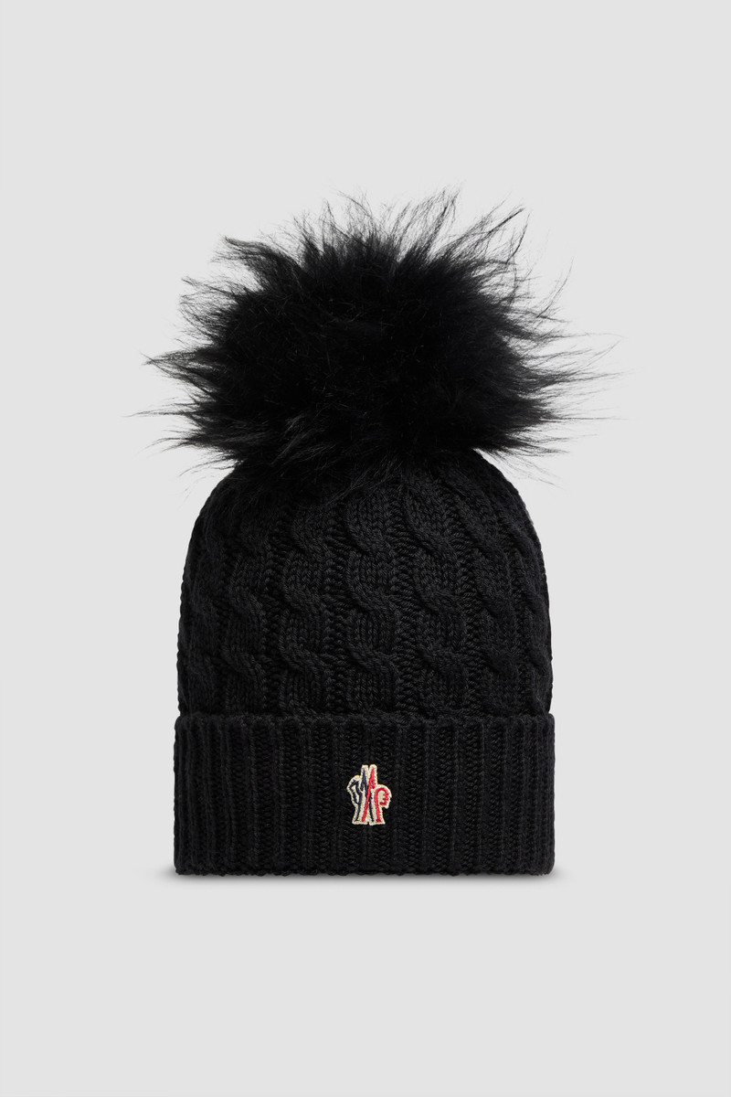 Wool Beanie With Pom Pom - 1