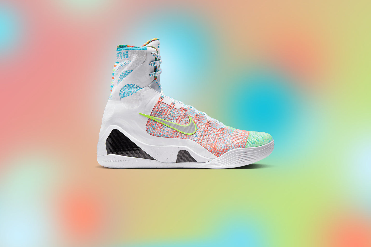 KOBE IX ELITE HIGH PROTRO 'WHAT THE KOBE?' - WHITE/REFLECTIVE SILVER/CHLORINE BLUE - 5