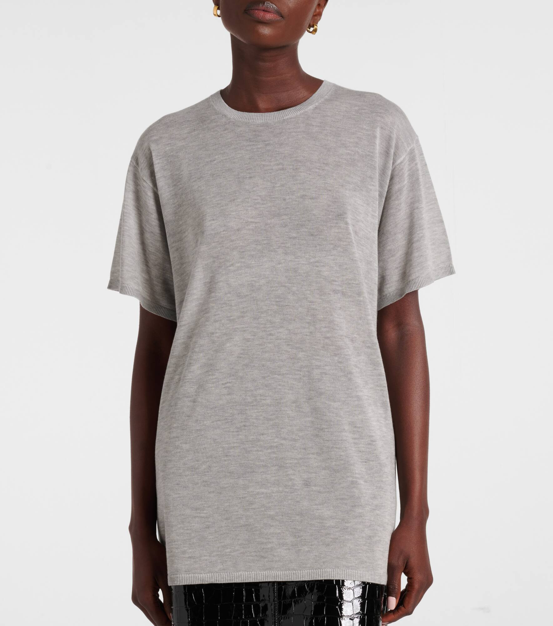 Semi-sheer T-shirt - 5
