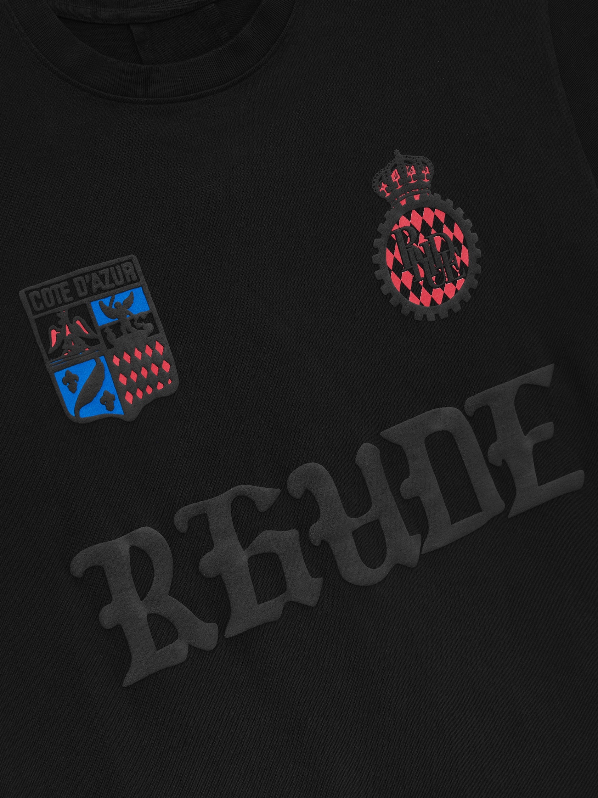 RHUDE COTE D'AZUR CREST OVERSIZED TEE - 3