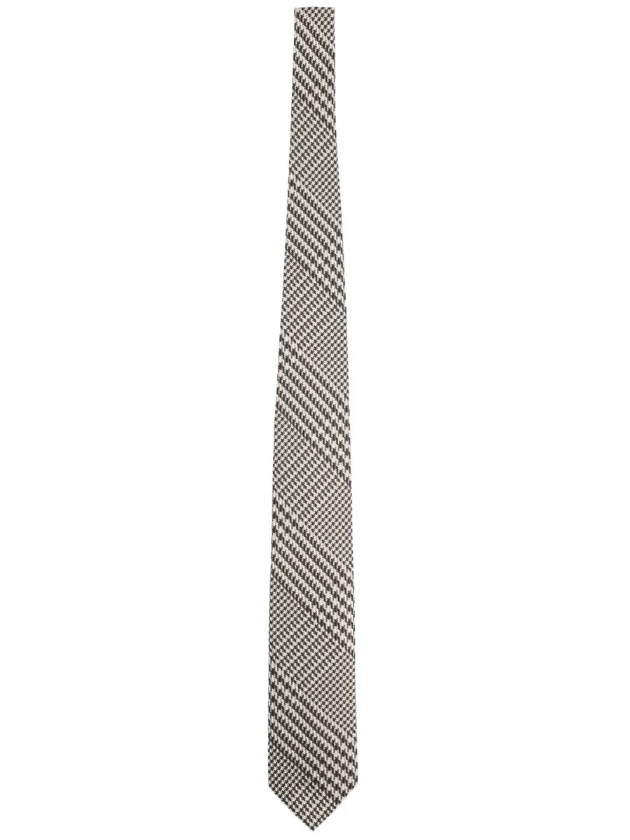 Tom Ford Men Printed Silk Tie - 1