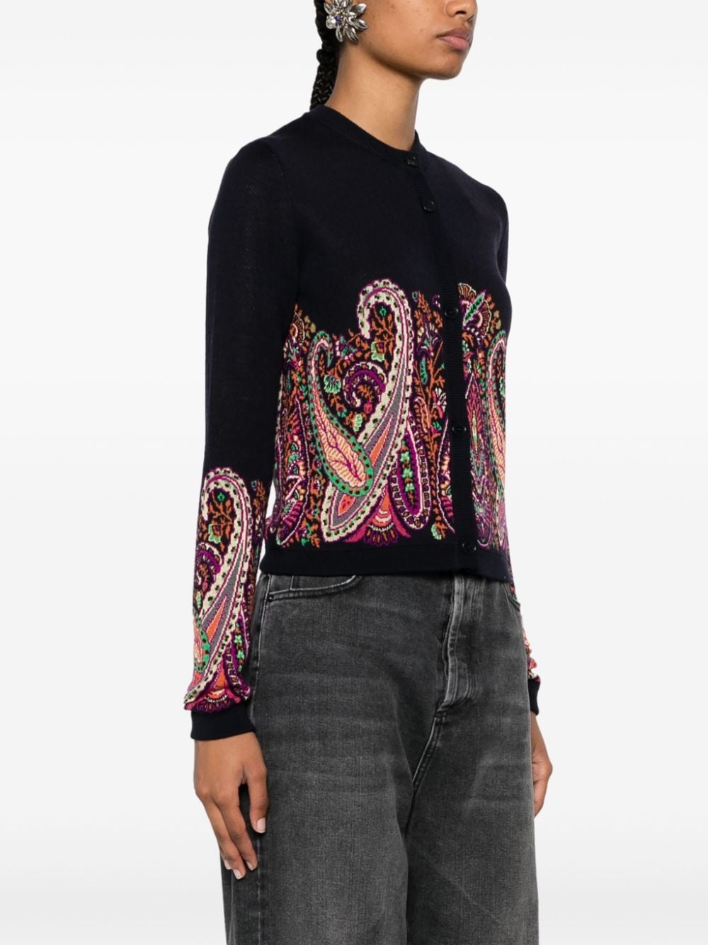 Maglia round-neck cardigan - 3