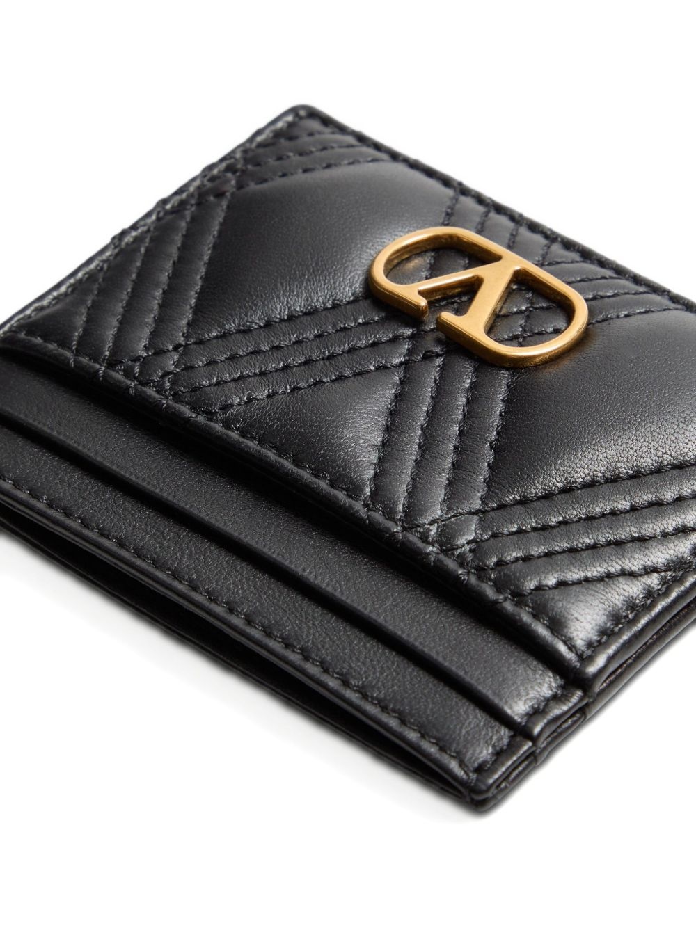 QUILTIE 67 CARDHOLDER IN QUILTED NAPPA LEATHER - 5