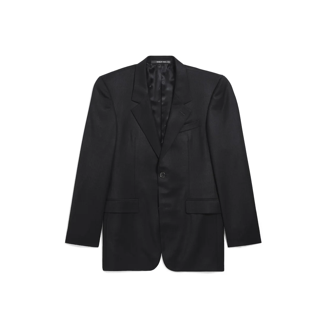 Men's Standard Tailored Jacket in New Black - 1