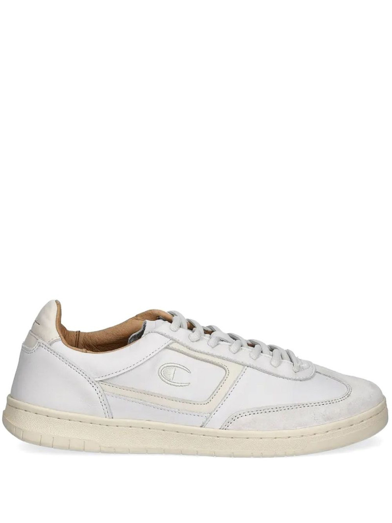 logo-embroidery sneakers 1