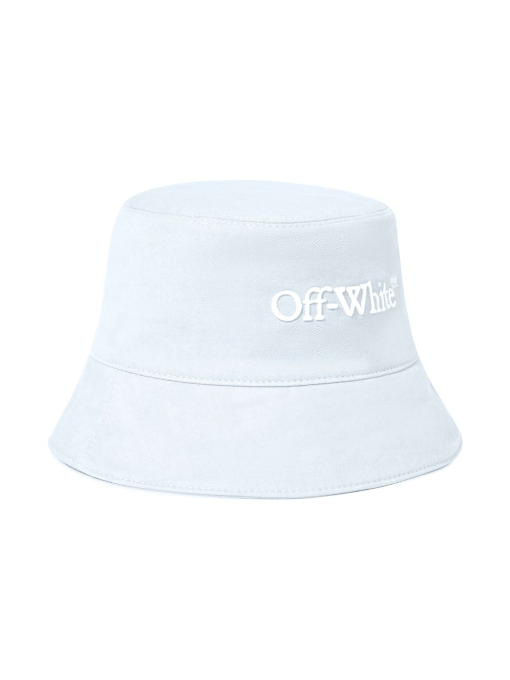 Bookish Drill-embroidery bucket hat - 2