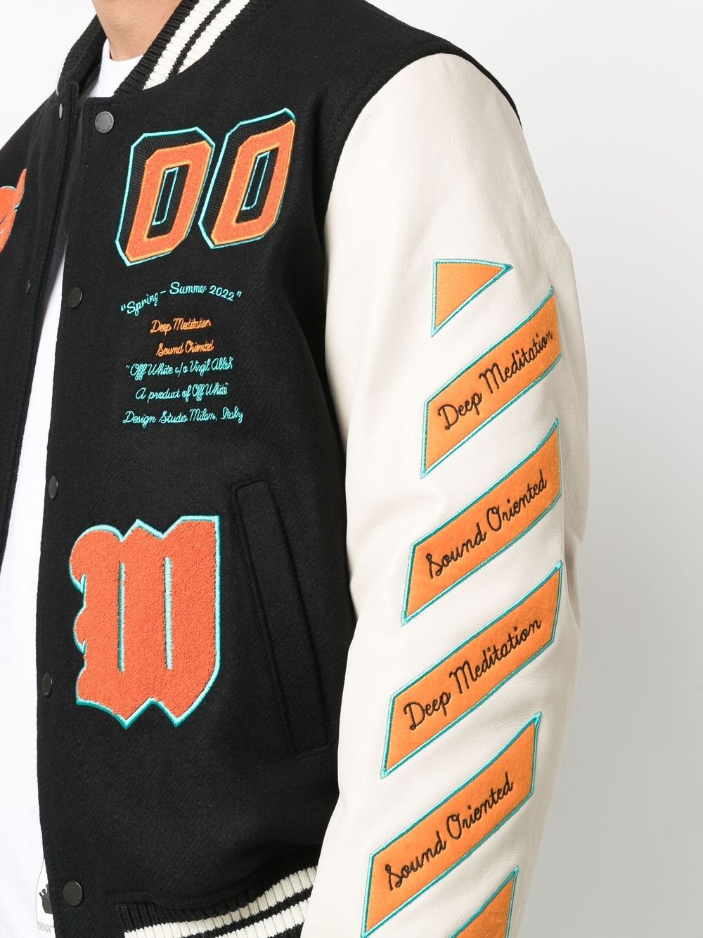 logo-patches varsity jacket - 5