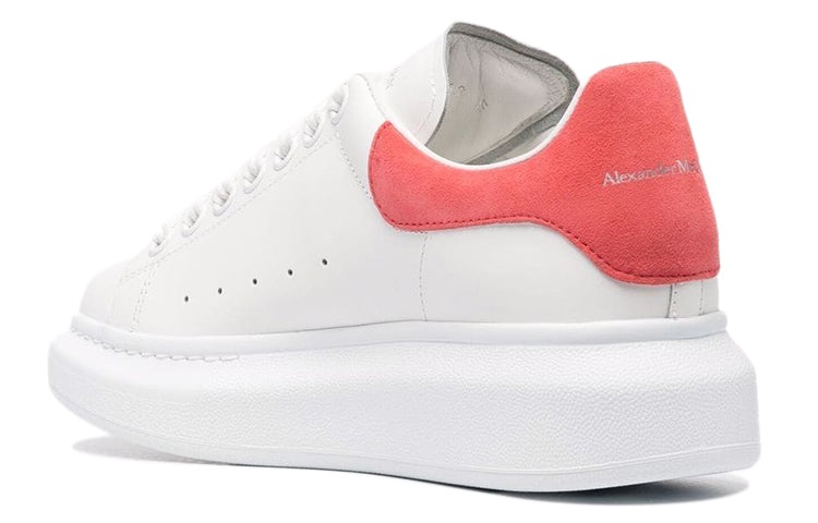 (WMNS) Alexander McQueen Oversized Sneaker 'White Coral' 553770WHGP79663 - 5