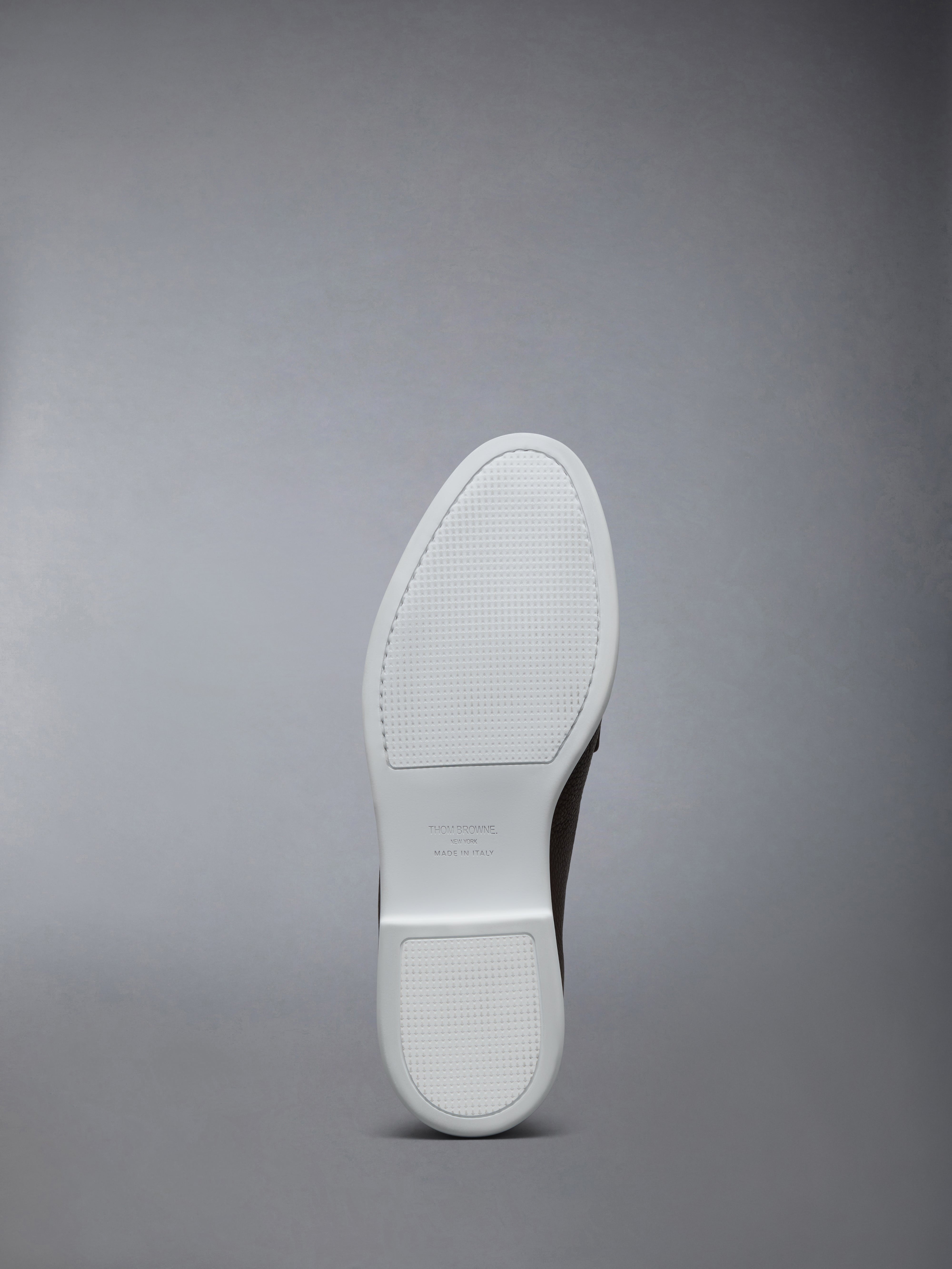 DEERSKIN LEATHER VARSITY PENNY LOAFER - 6