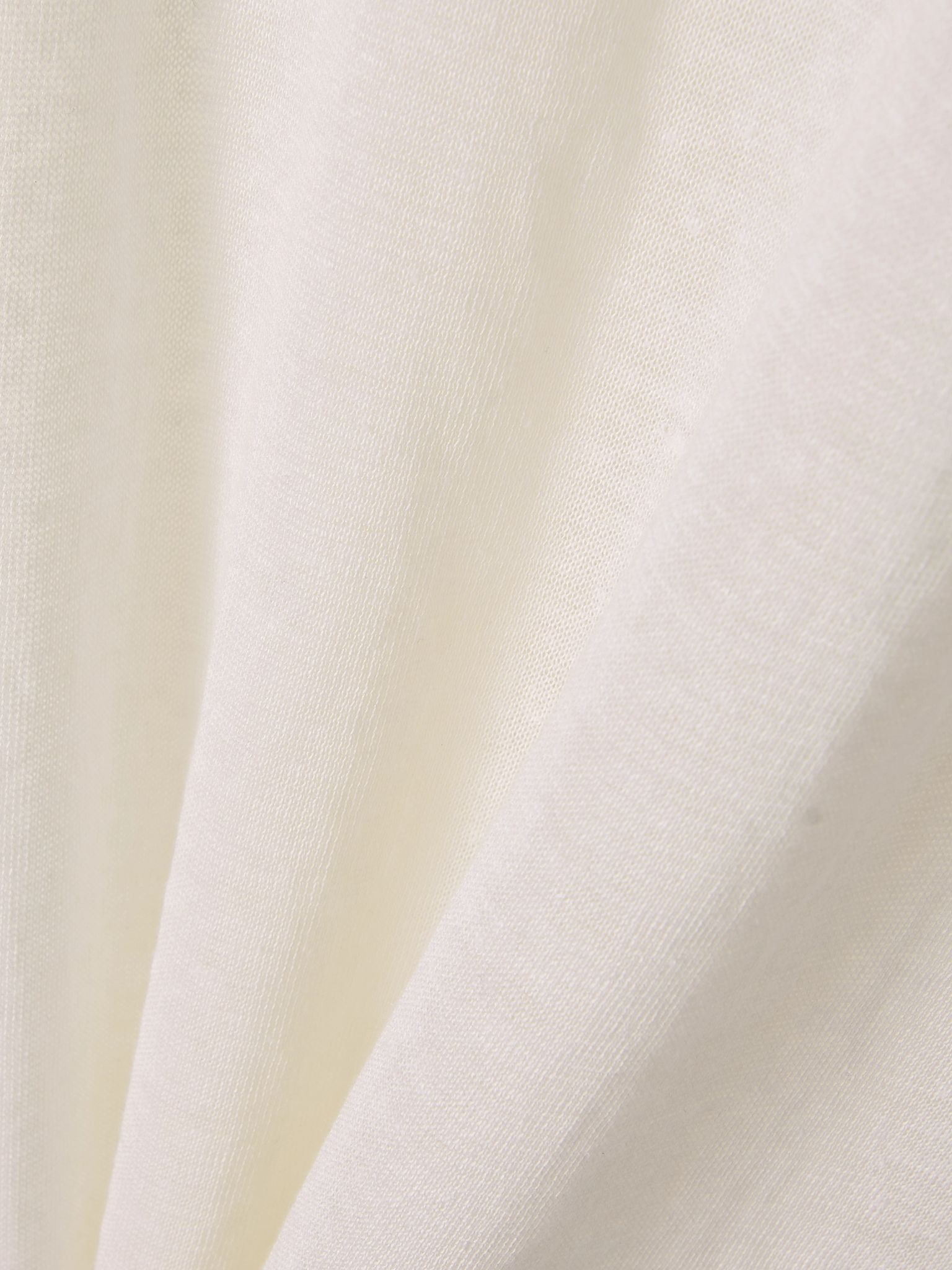 Linen and silk-blend kaftan White - 4