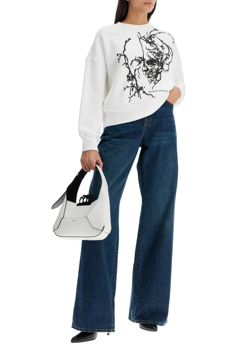 Alexander McQueen BOXY CHERRY BLOSSOM SKULL SWEAT outlook