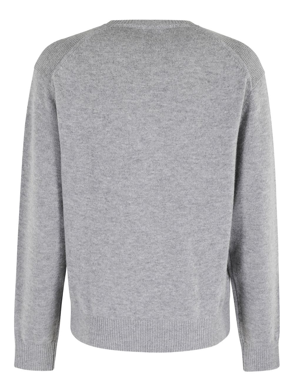 V-neck long-sleeve sweater - 2