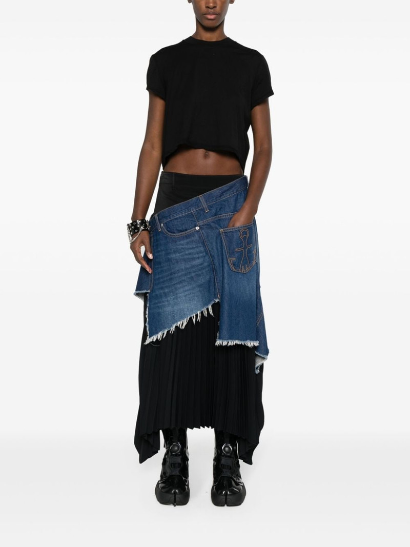Rick Owens DRKSHDW Level T cropped T-shirt outlook