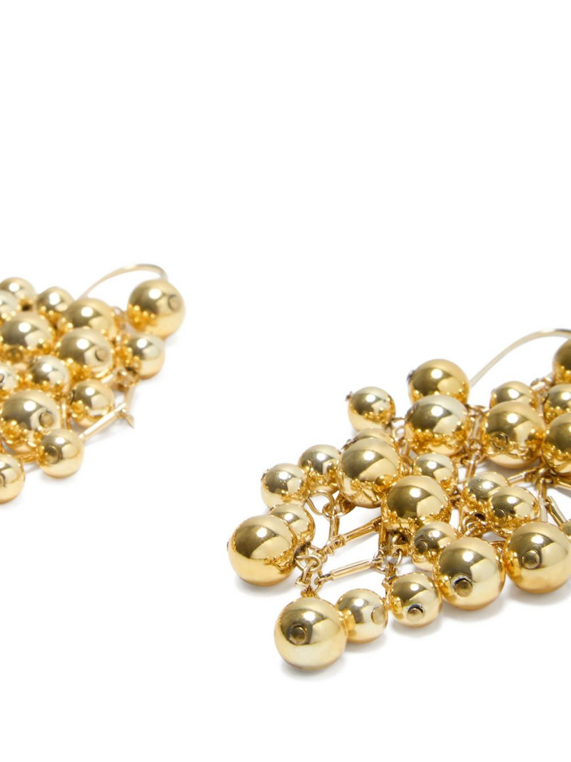 Isabel Marant gold bead cascade earrings outlook