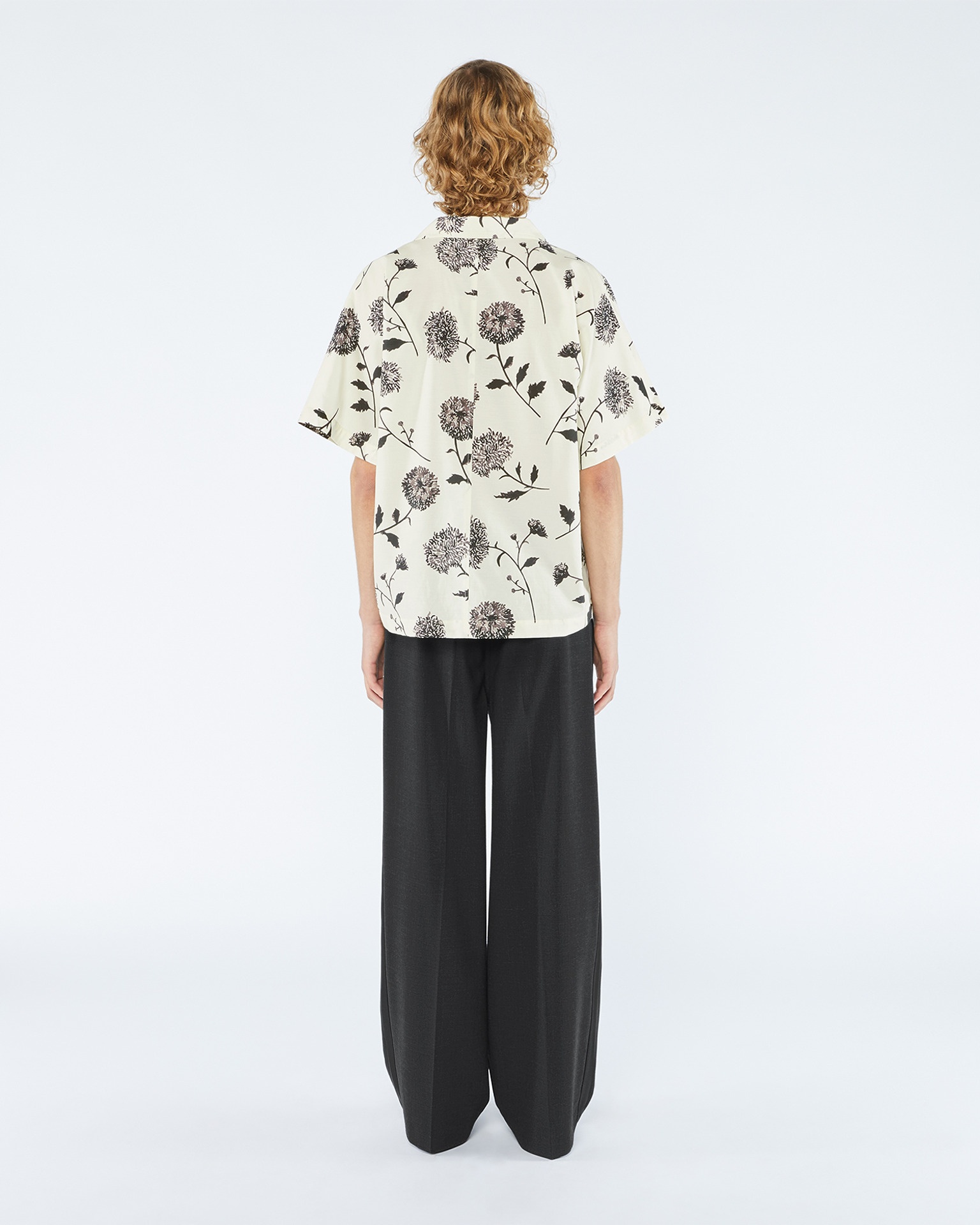 YUKI - Cotton and silk blend shirt - Botanical floral - 2