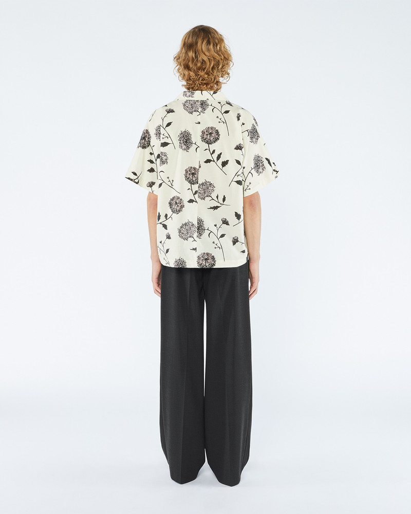 Nanushka YUKI - Cotton and silk blend shirt - Botanical floral outlook