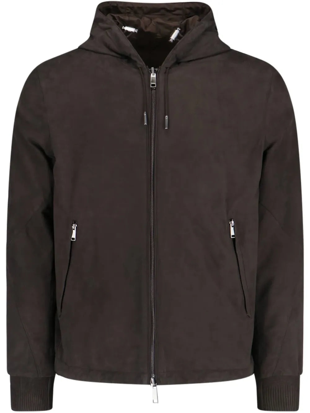 LEATHER BOMBER JACKET - 1