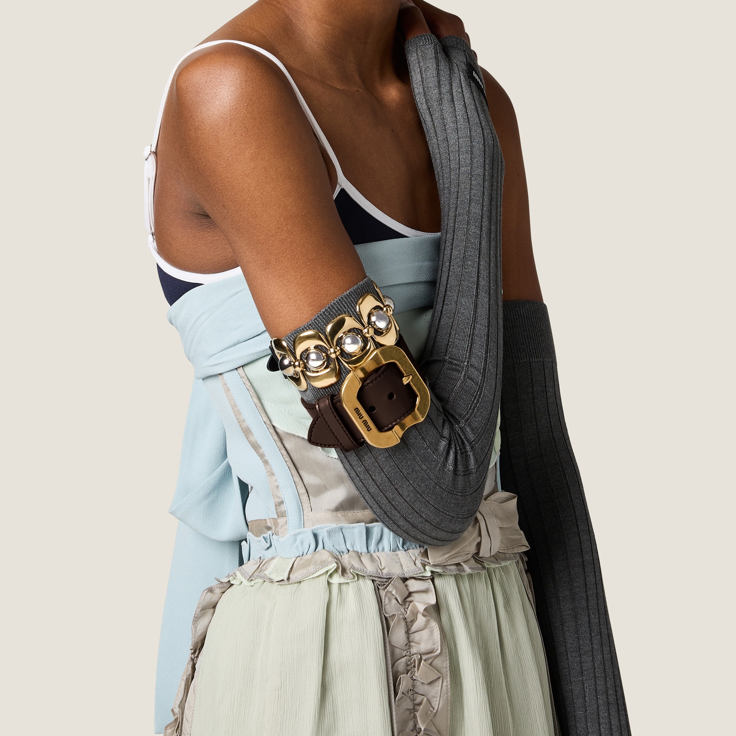 Leather bracelet with buckle - 2