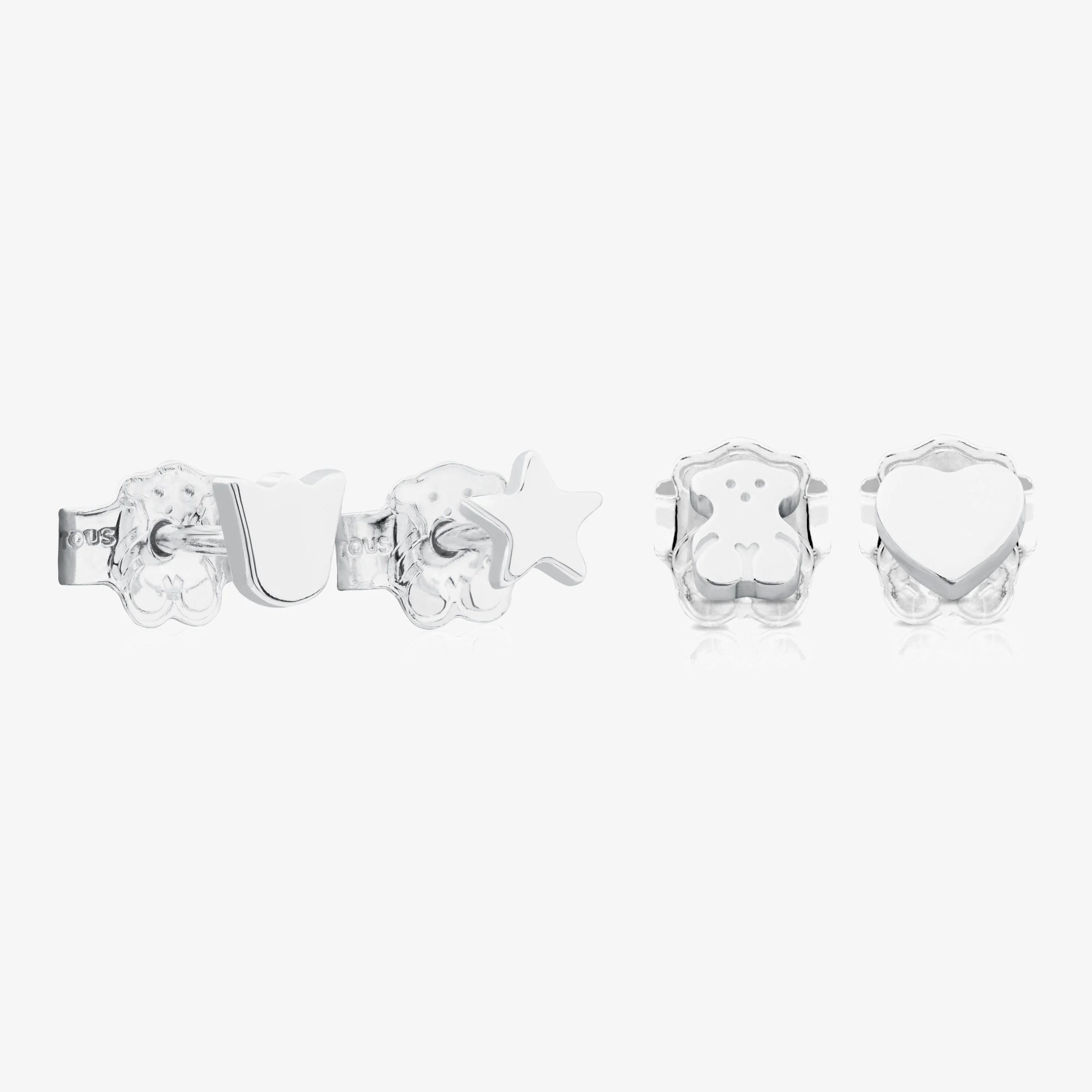 Silver TOUS Basics Earrings Pack - 1