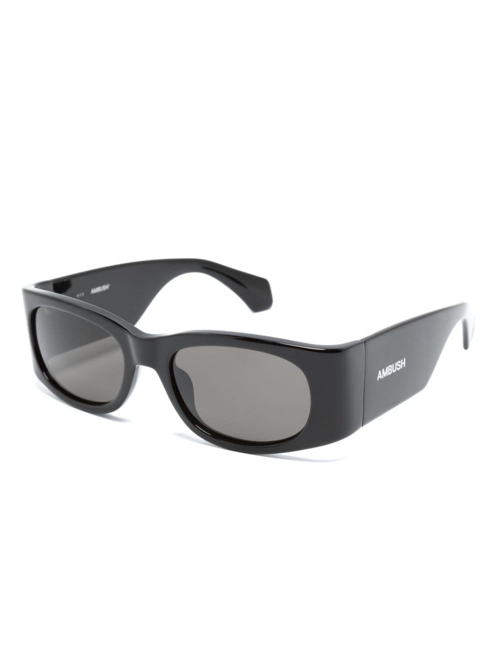 logo-print oval-frame sunglasses - 2