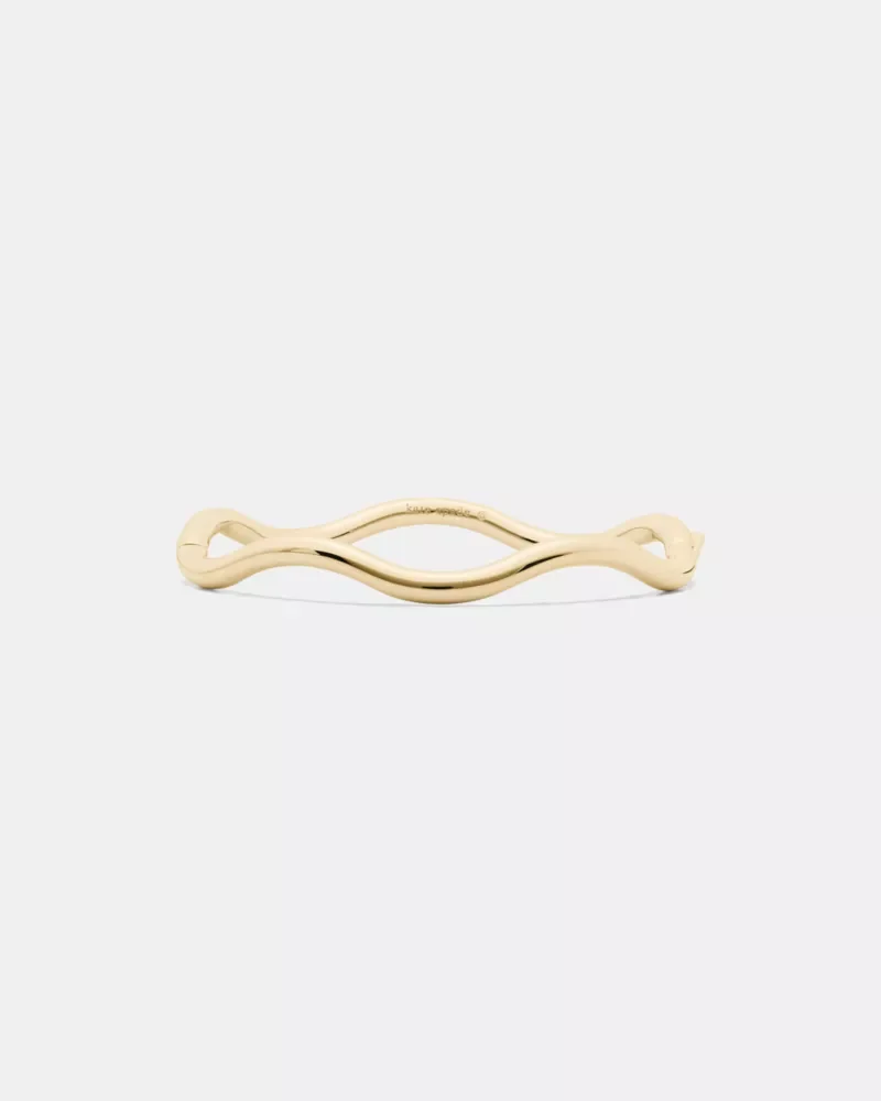 Wave Thin Bangle - 1