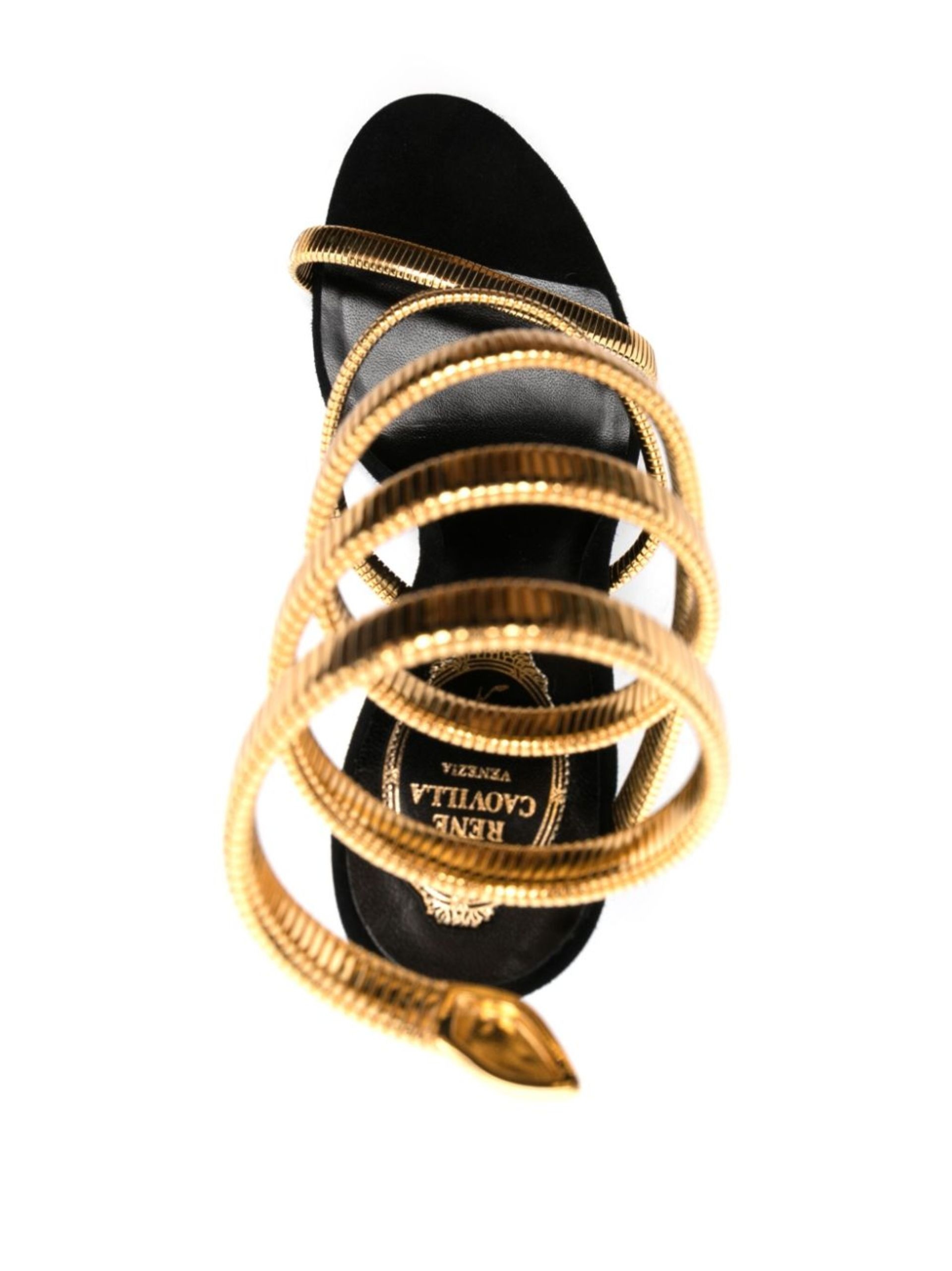 Black Juniper 110 Coiled-Strap Sandals - 4