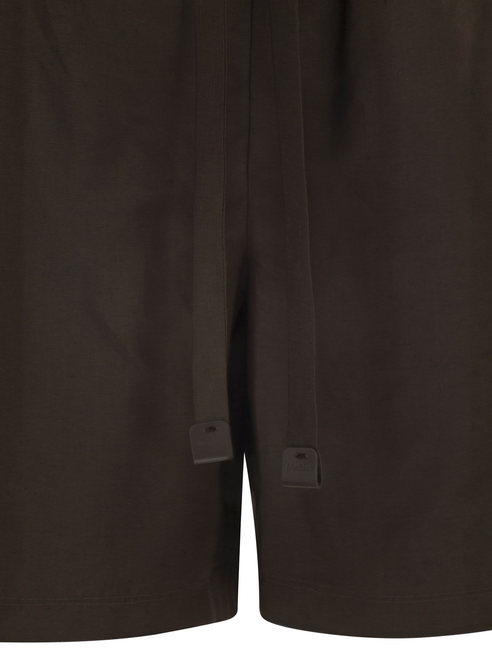 Maxmara Women Quebec - Bermuda Shorts In Linen And Silk - 4
