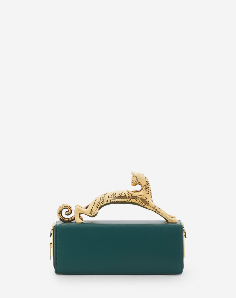 MEDIUM LEATHER PENCIL CAT BAG 4