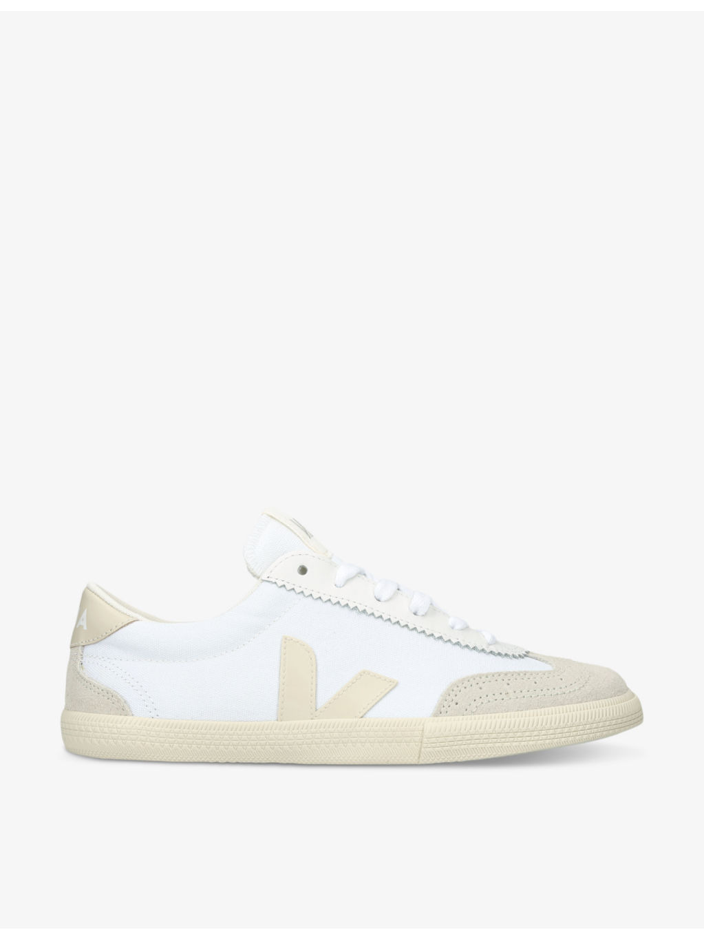 Women's Volley logo-embroidered canvas low-top trainers - 1