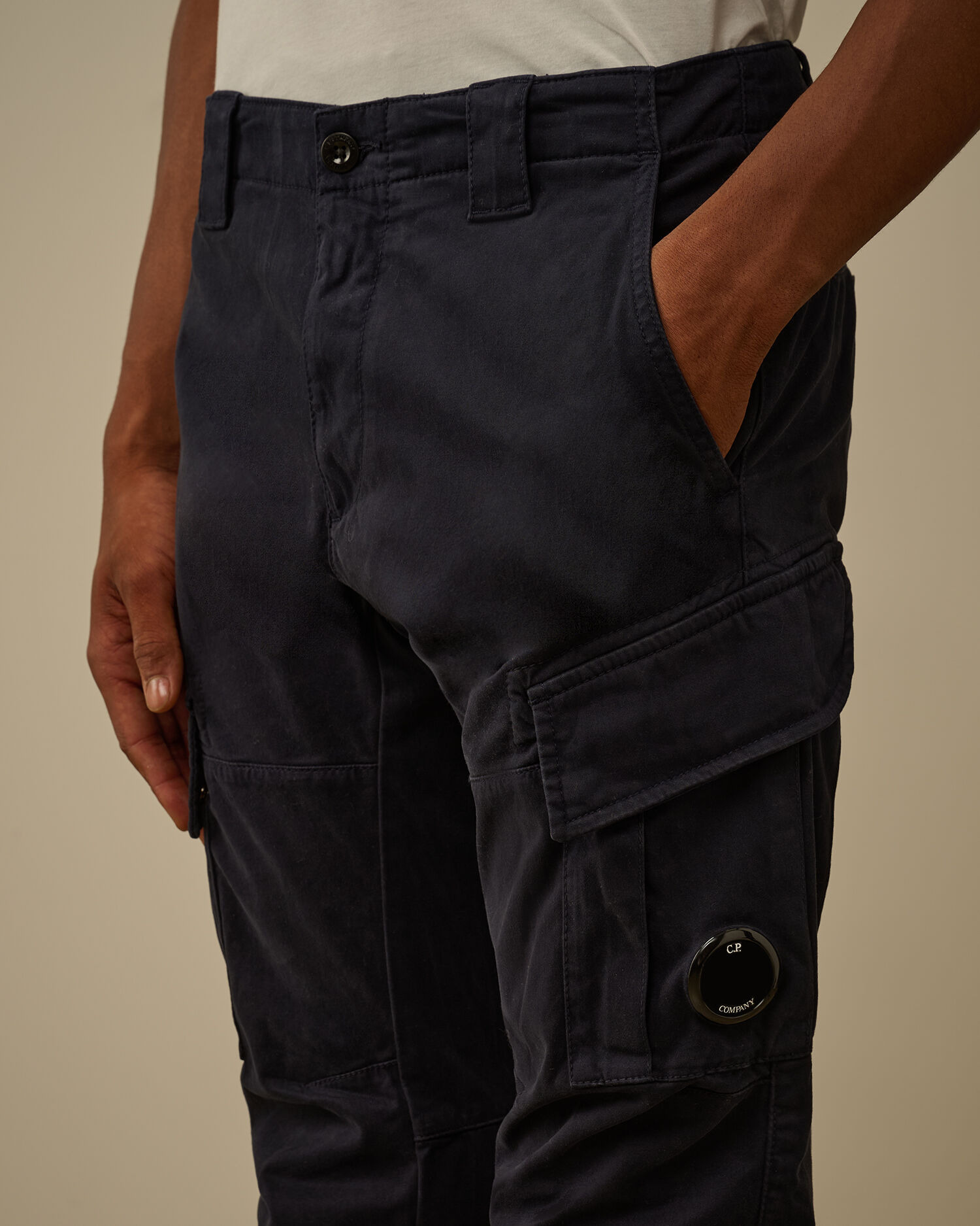 Stretch Sateen Ergonomic Lens Cargo Pants - 5