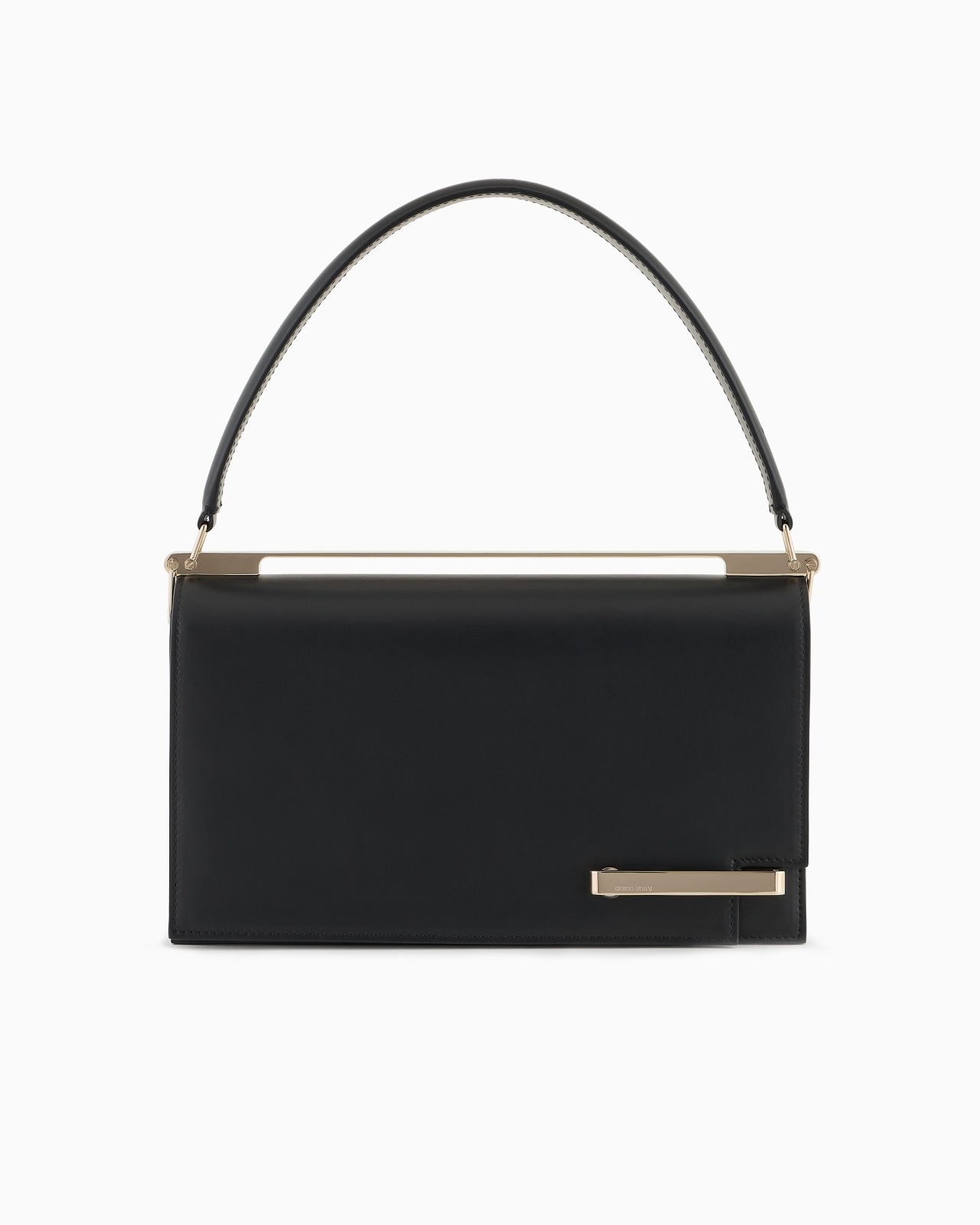 MEDIUM LEATHER HANDBAG WITH SHOULDER STRAP - 1