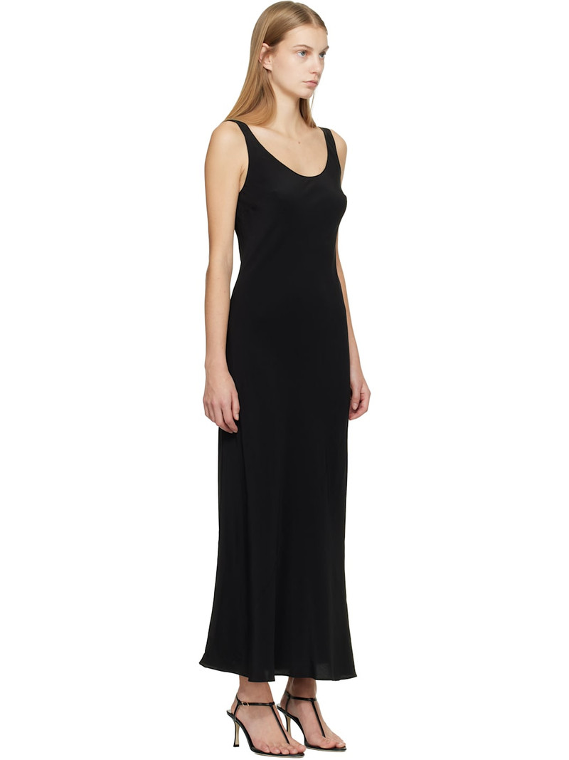 Black Bias Tank Maxi Dress 2