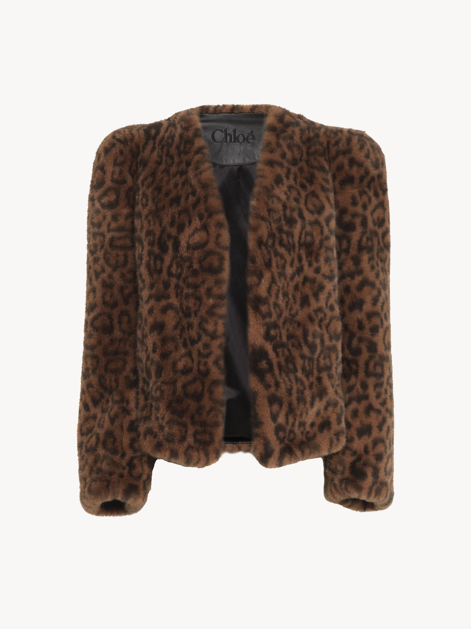 BOXY JACKET IN FAUX FUR - 2