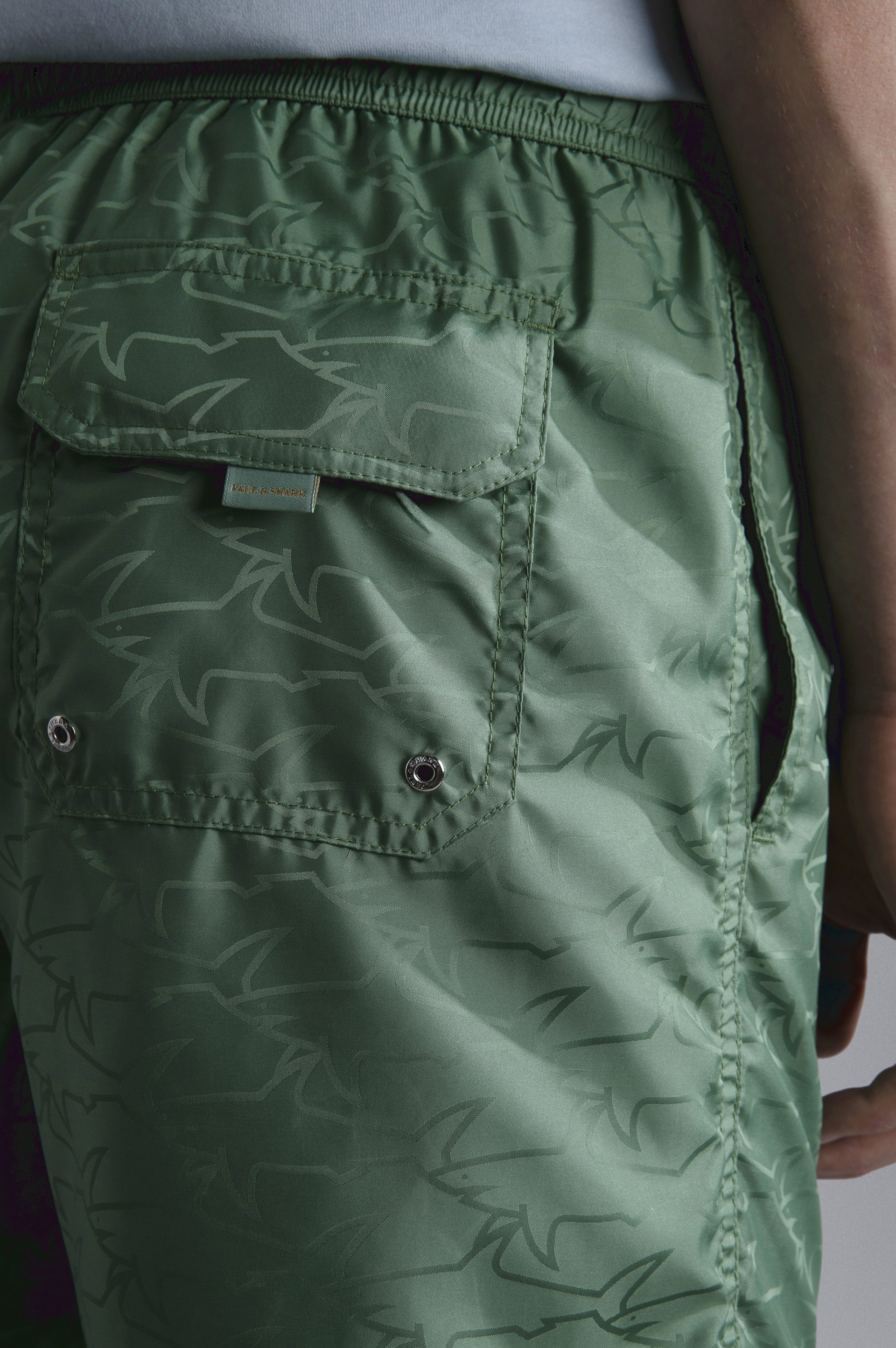 SWIM SHORTS WITH SHARK PRINT - 4