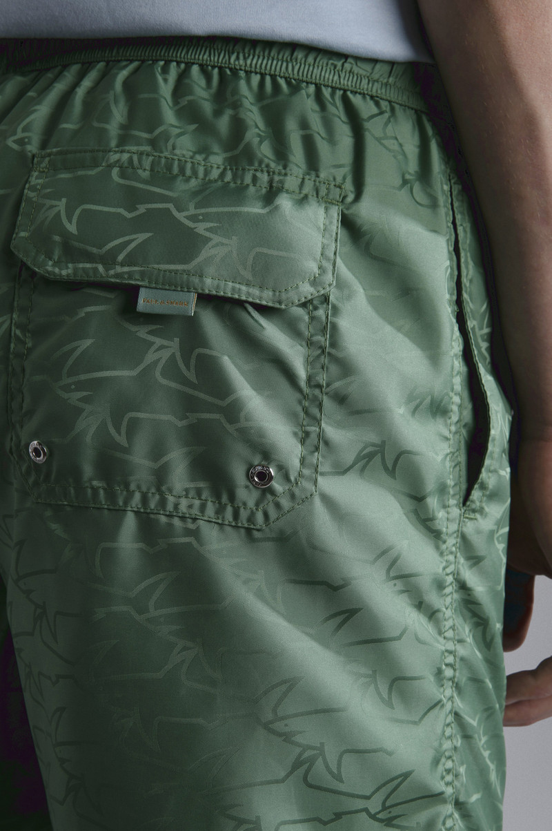 SWIM SHORTS WITH SHARK PRINT 4