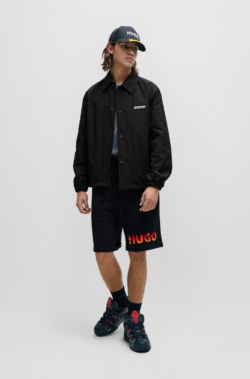 HUGO WATER-REPELLENT COACH JACKET WITH LOGO BADGE outlook