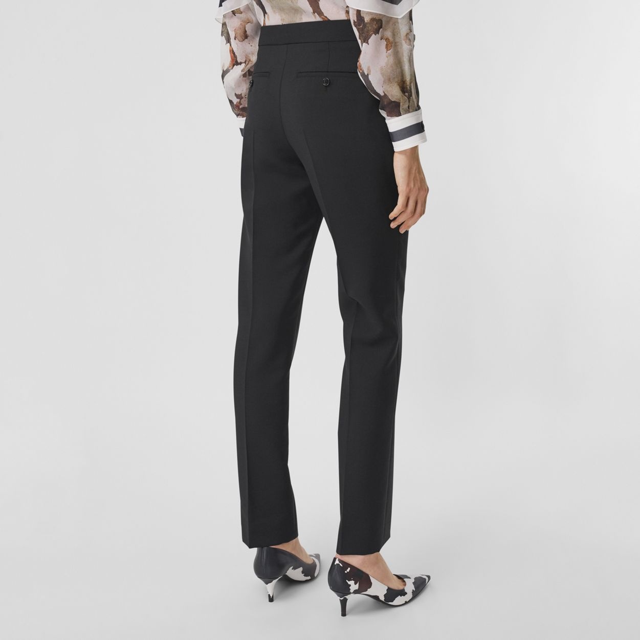 Mohair Wool Tailored Trousers - 4