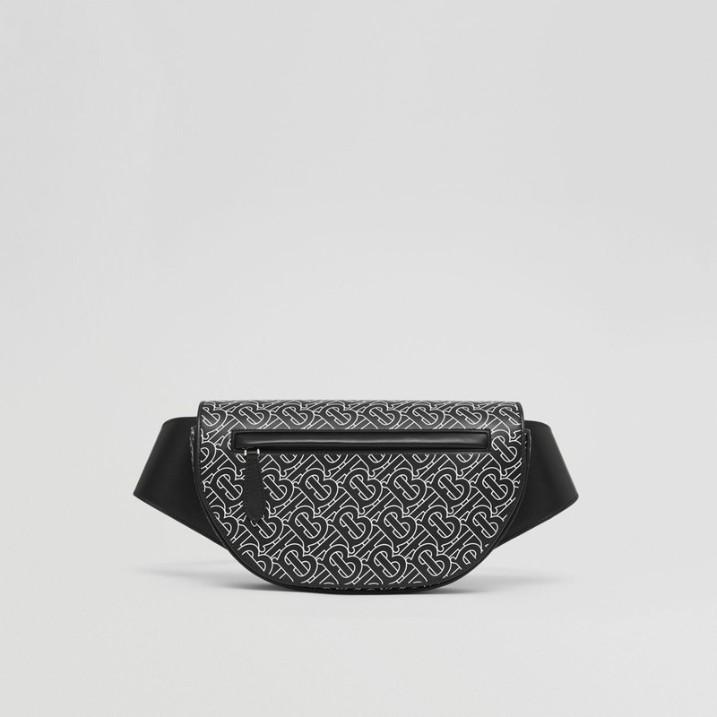 Small Monogram Print Leather Olympia Bum Bag 1