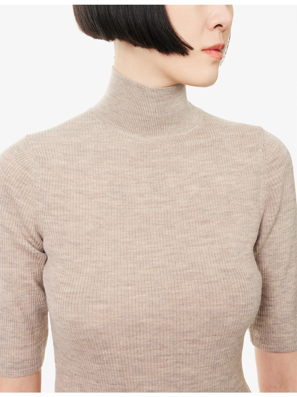 Alastair Short-Sleeves Wool Jumper - 5