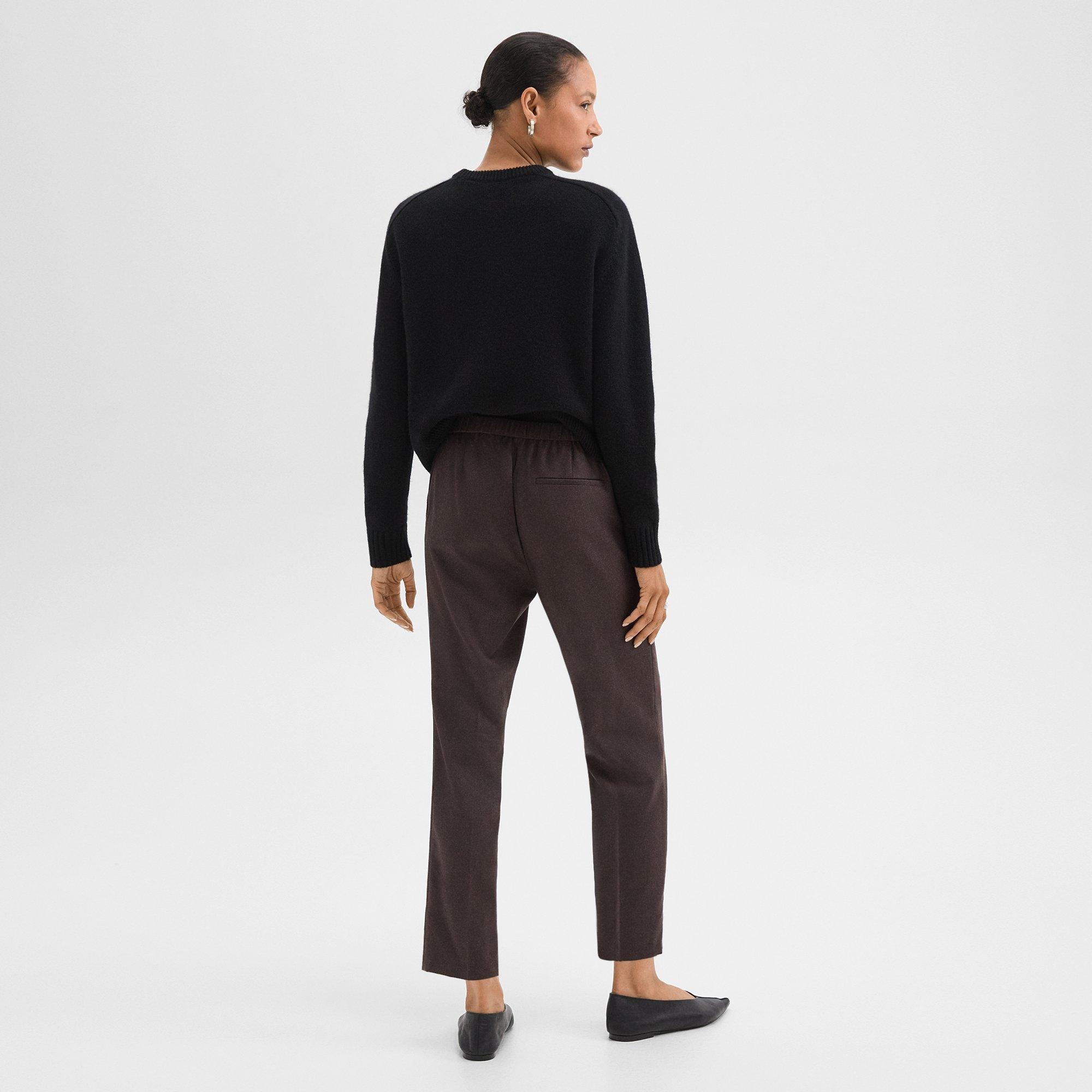 Treeca Pull-On Pant in Sleek Flannel - 4