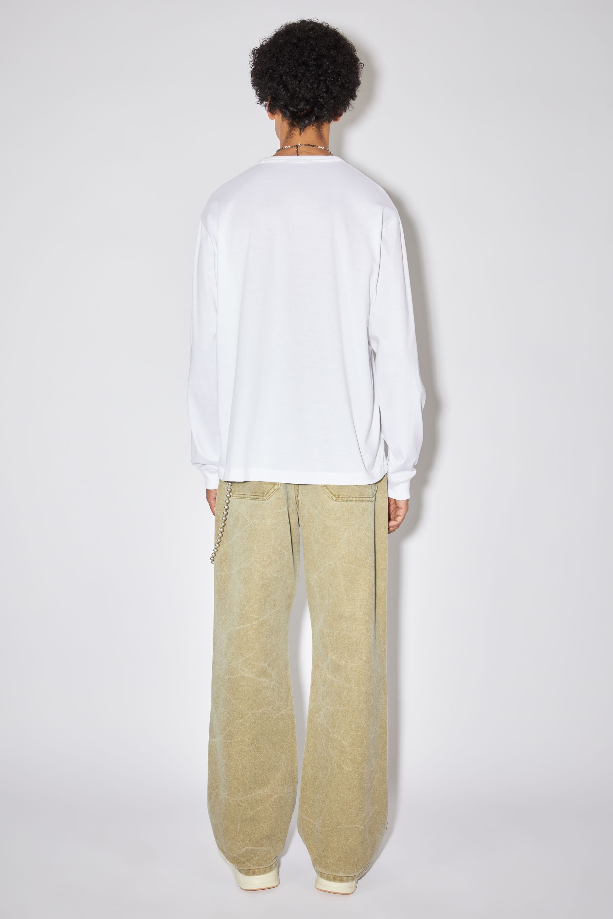 Long sleeve t-shirt- Regular fit - Optic White - 3
