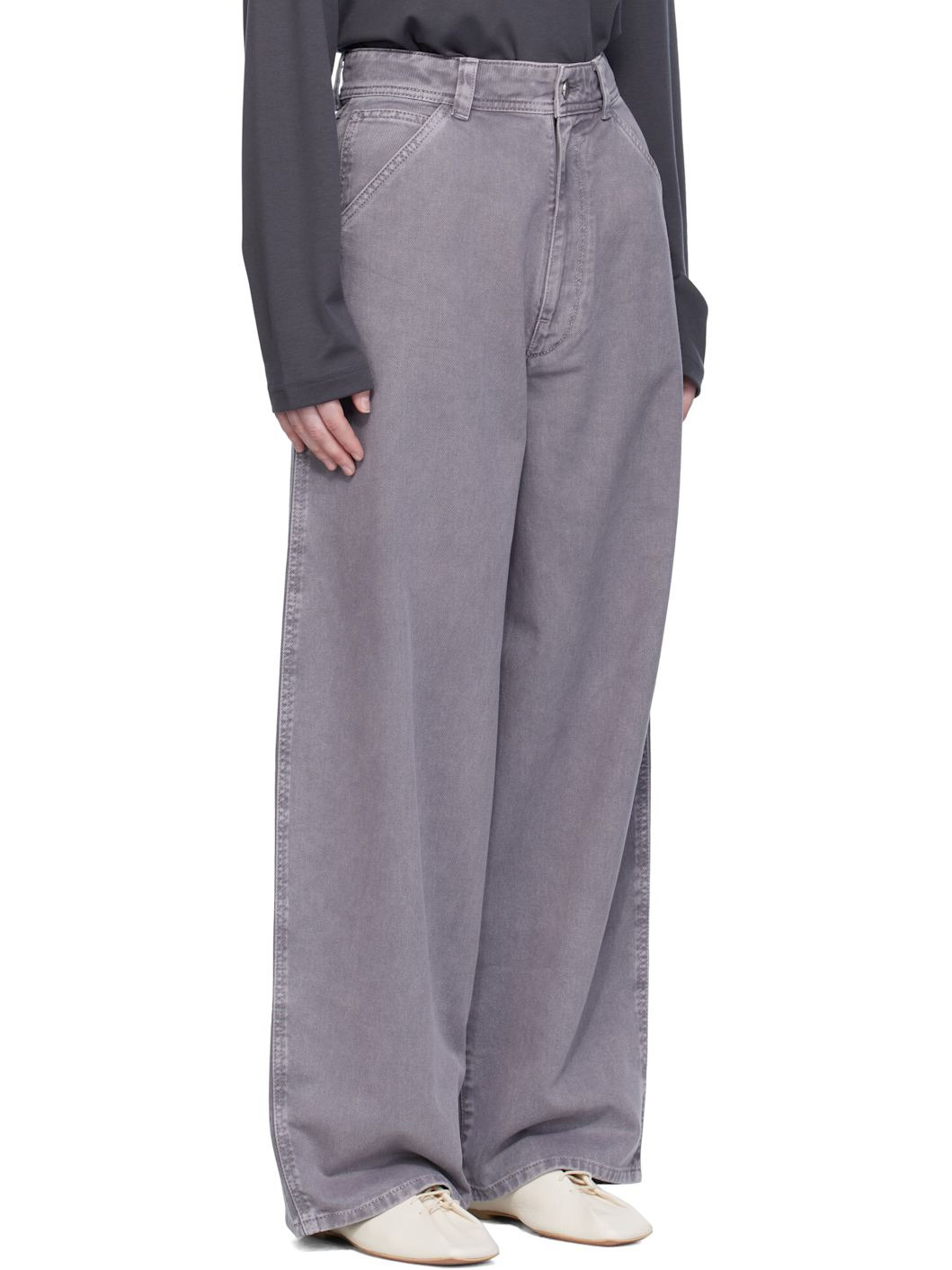 Gray Large Jeans - 2
