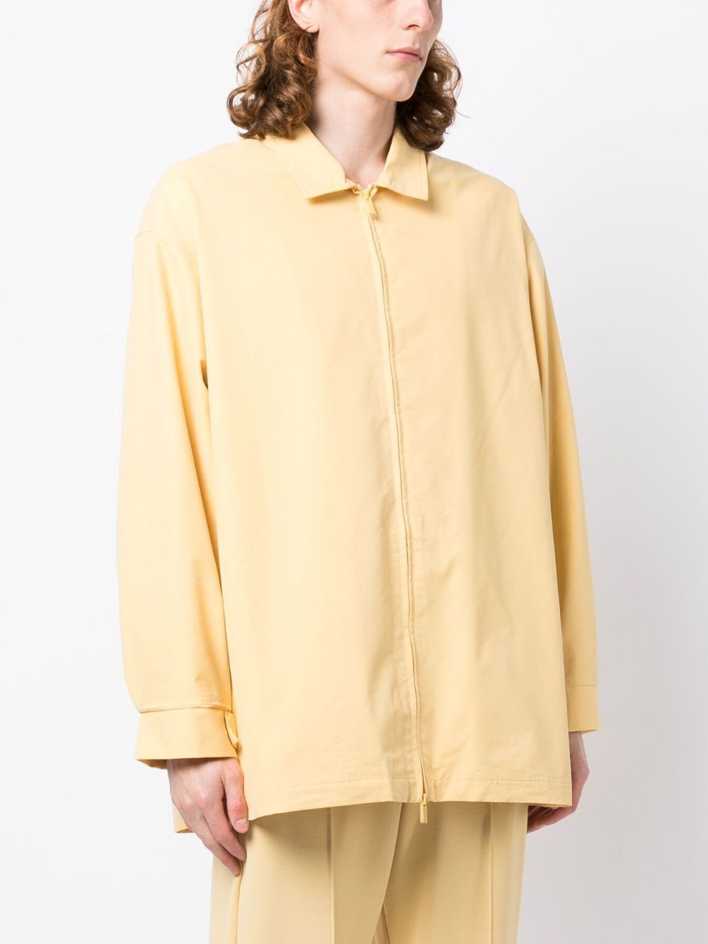 cotton-blend lightweight jacket - 3
