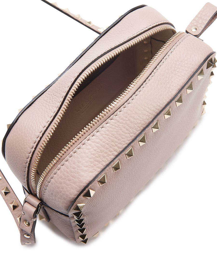 Small Rockstud calfskin crossbody bag - 5