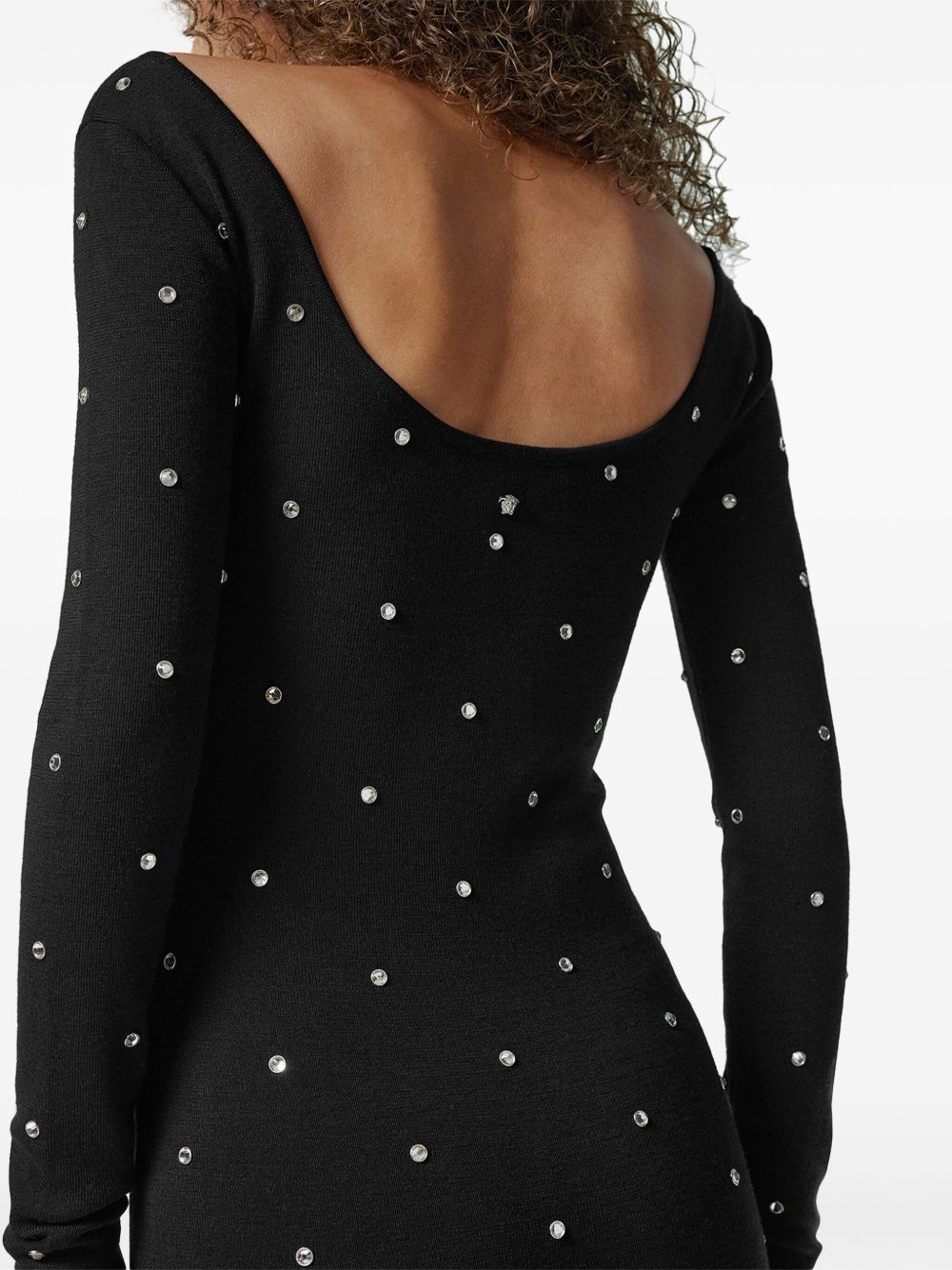 stud-embellished maxi skirt - 5