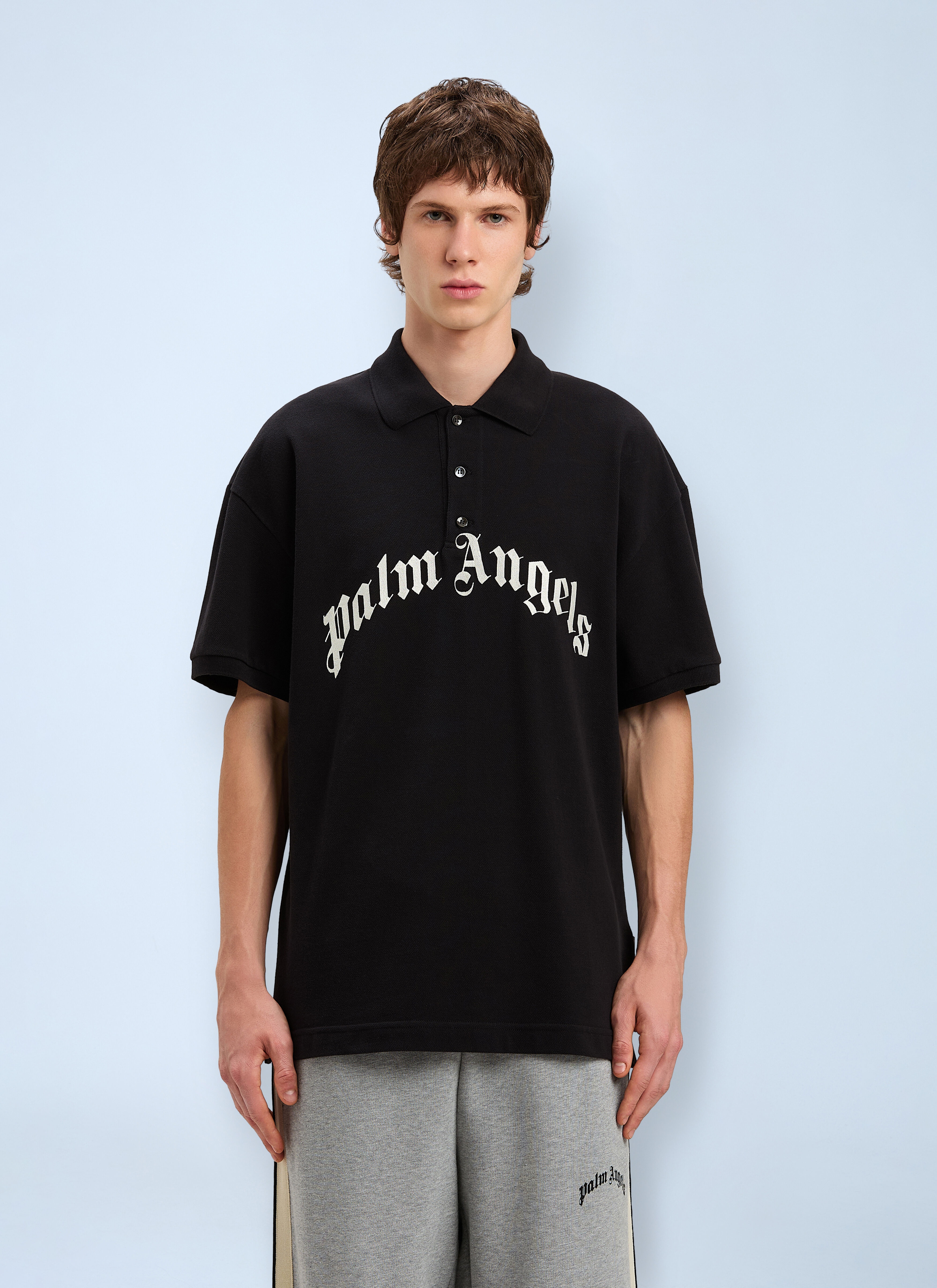 Logo Motif Polo Shirt - 1