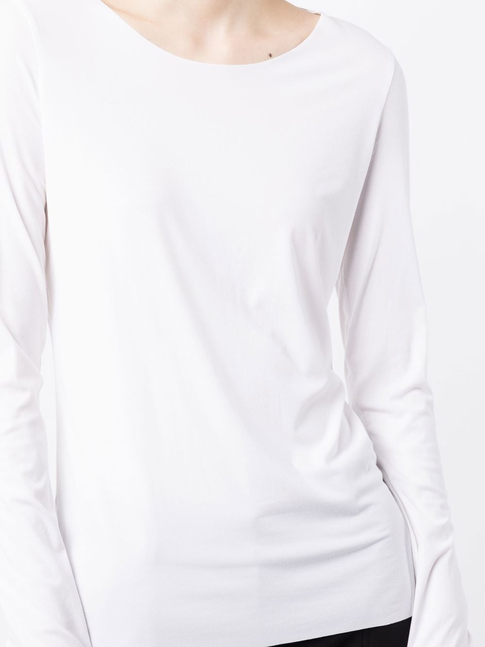 crew neck long-sleeved jumper - 5