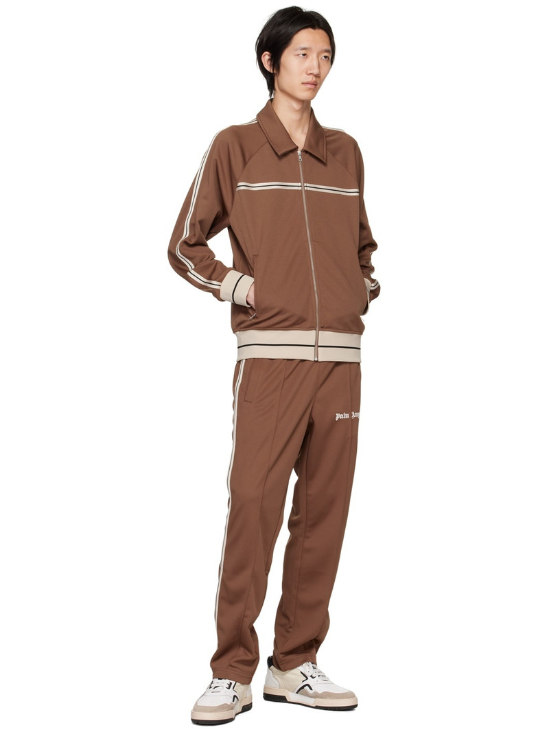 Palm Angels Brown Slim-Fit Lounge Pants outlook